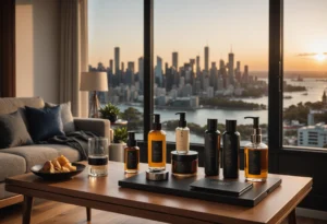 Premium nang products displayed in a modern Sydney apartment.