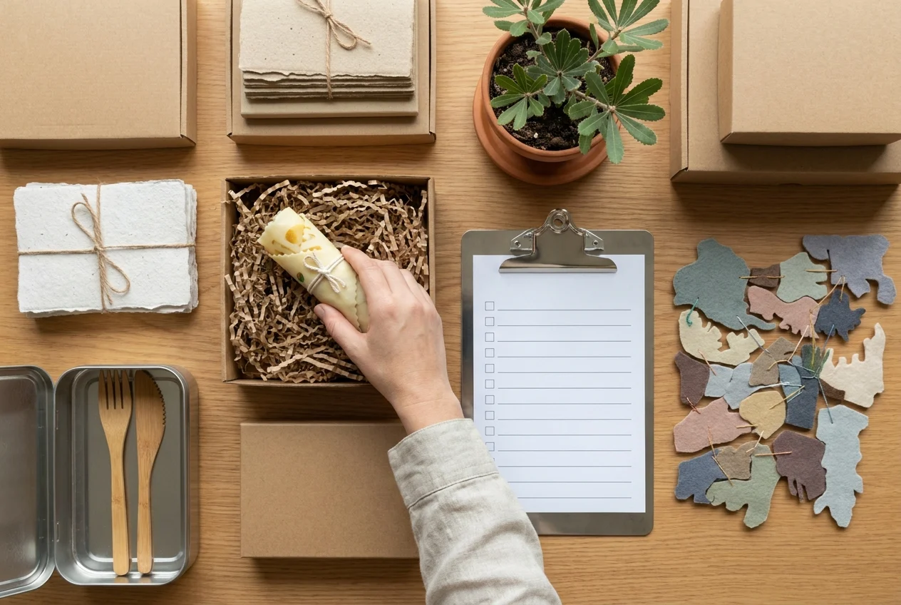 Why Nangs Sydney is the Top Choice for Reliable Cream Charger Delivery 1 Eco-friendly workspace with recycled materials and Sydney delivery route markers