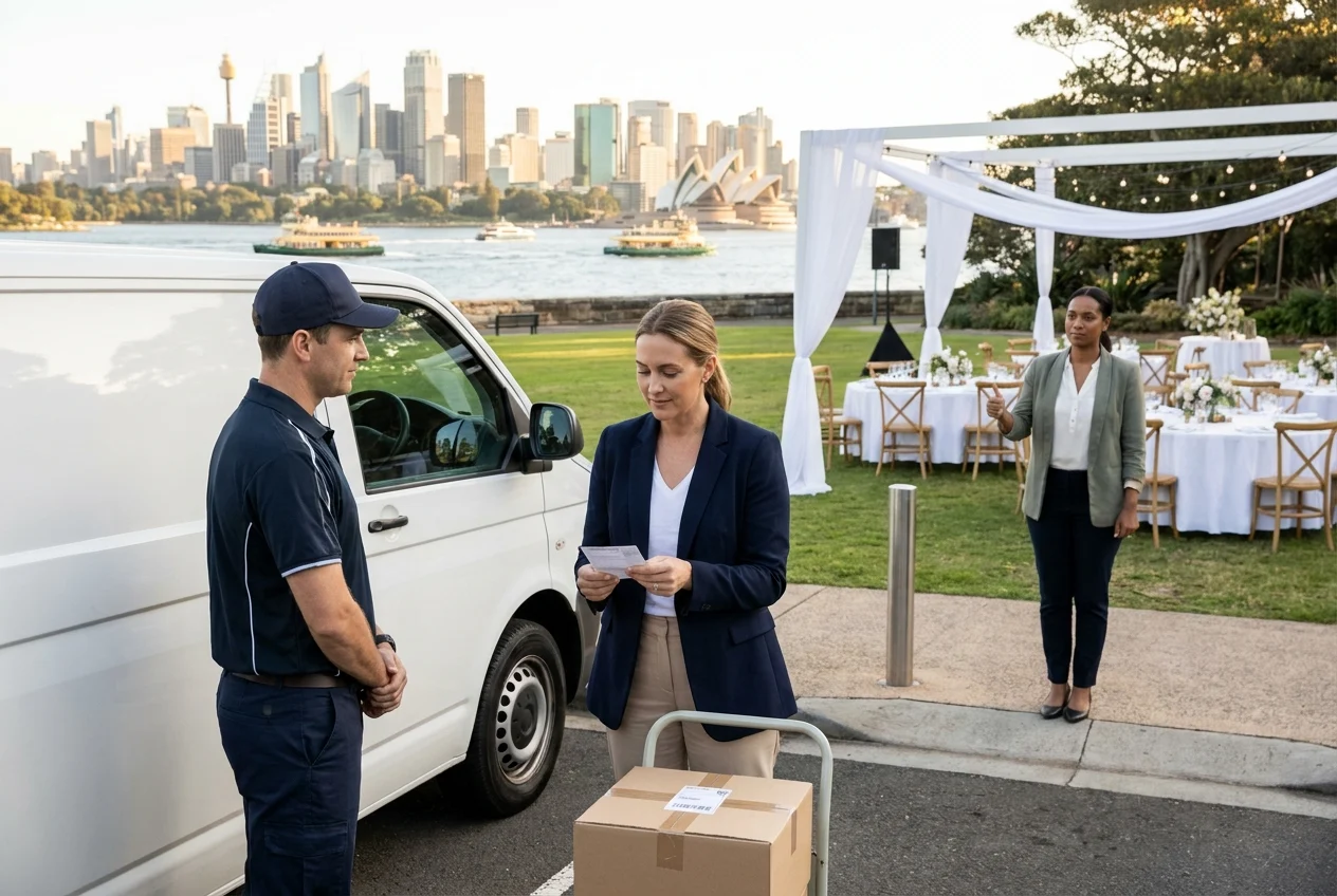 How Sydney Locals Are Using 24/7 Nang Delivery for Events 2 Late-night event supplies arranged for delivery at a Sydney venue